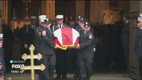 Funeral for hero firefighter