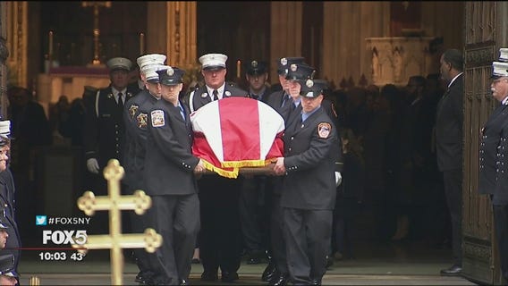 Funeral for hero firefighter
