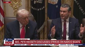 Watch Trump & Hegesth defend second boat strike