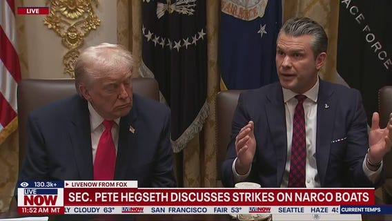 Watch Trump & Hegesth defend second boat strike