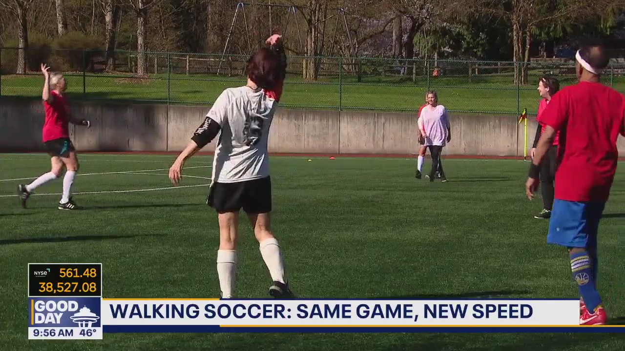 Walking soccer: Same game, new speed