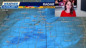 Chicago Weather: Accumulating snow is causing slick travel this evening and tonight