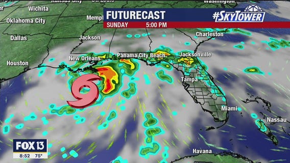 Today's tropical weather forecast