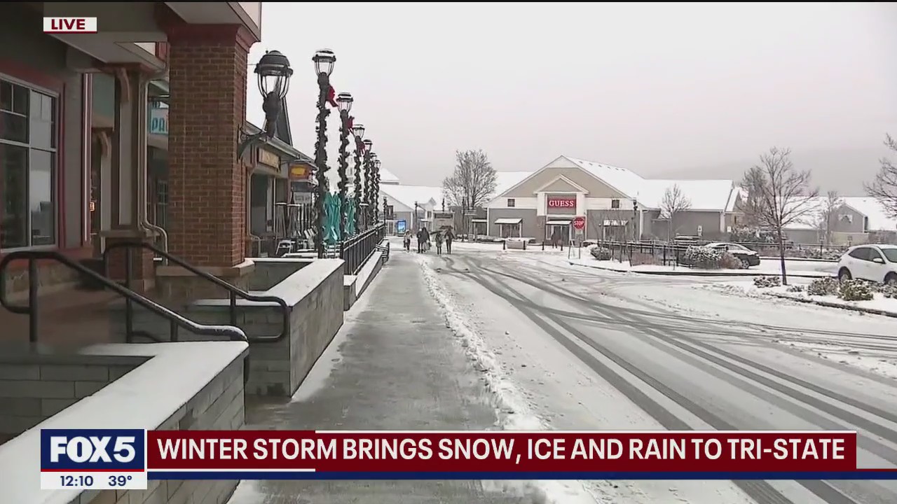Winter storm brings snow to Tri-State | FOX 5 New York