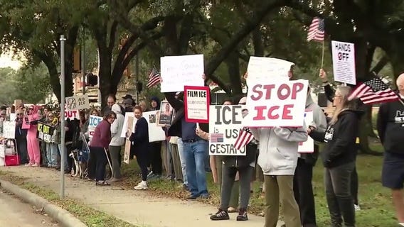 Anti-ICE protests in Houston