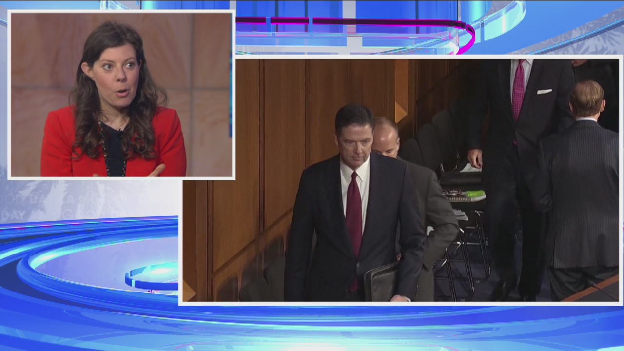Political analyst Jessica Levinson on Comey's testimony before Congress
