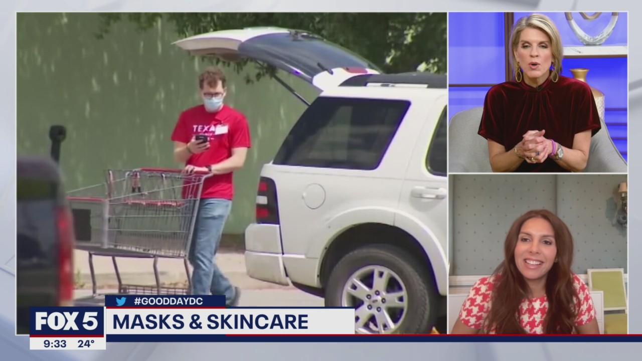 Skincare expert on taking care of skin while wearing masks