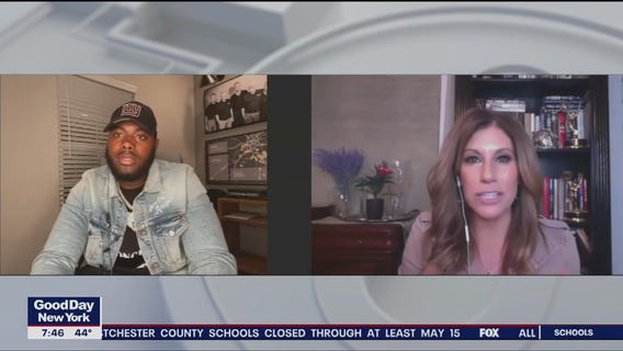 Andrew Thomas spent several days setting up for virtual draft