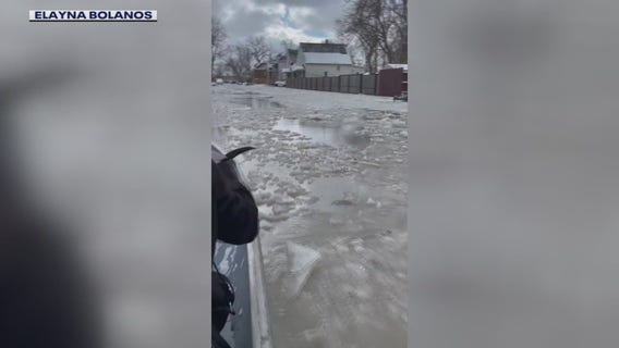 Southwest Detroit residents evacuated by boats, rafts after large water main break