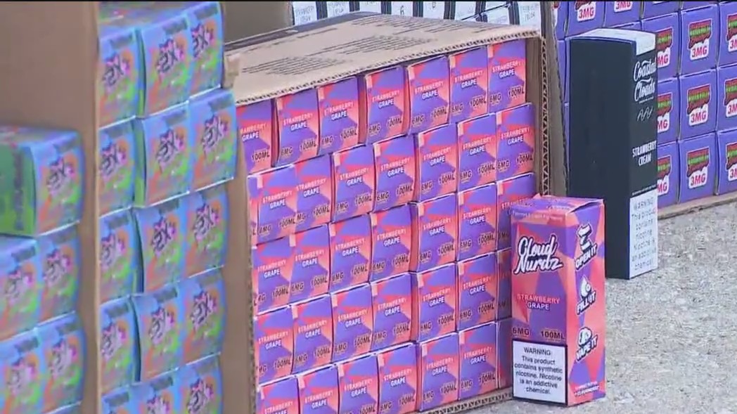 Feds seize vaping products from Chicago area distributor