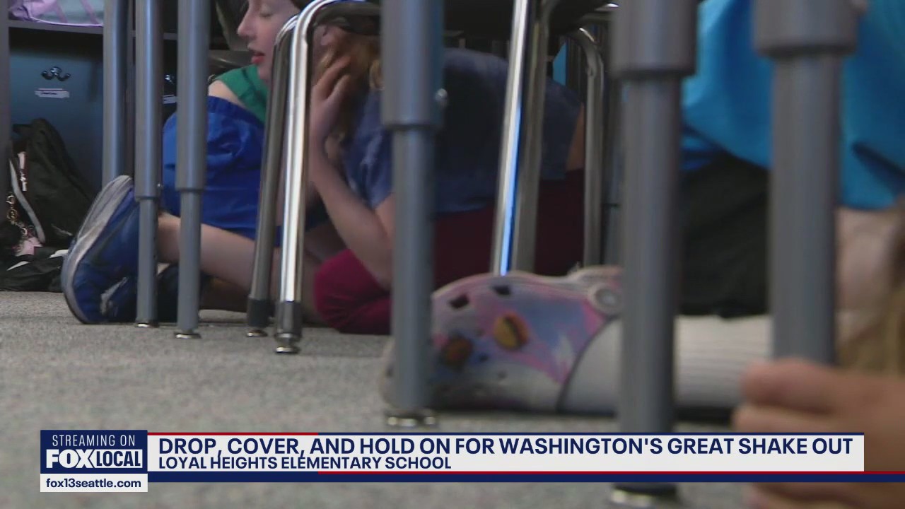 Great ShakeOut reminds Washingtonians to practice earthquake safety