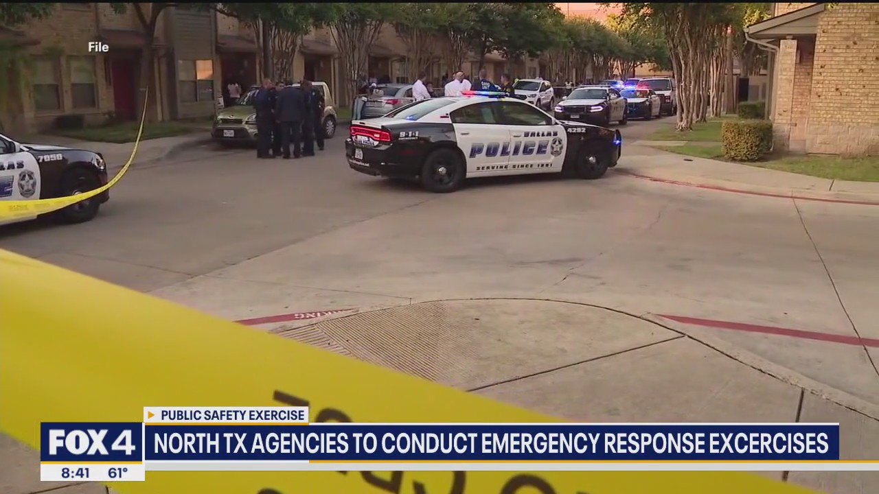 NTX agencies to conduct emergency response exercises