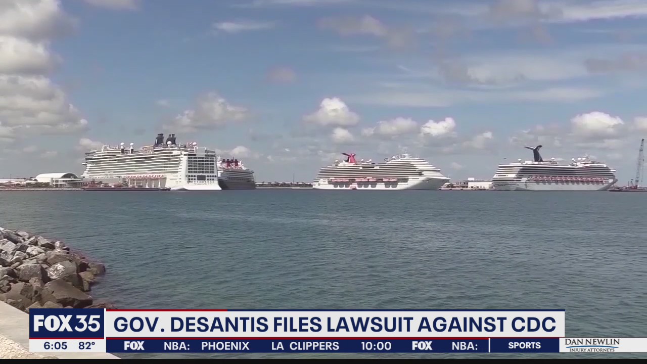 Captain of Port Canaveral reacts to state's lawsuit against Biden administration, CDC