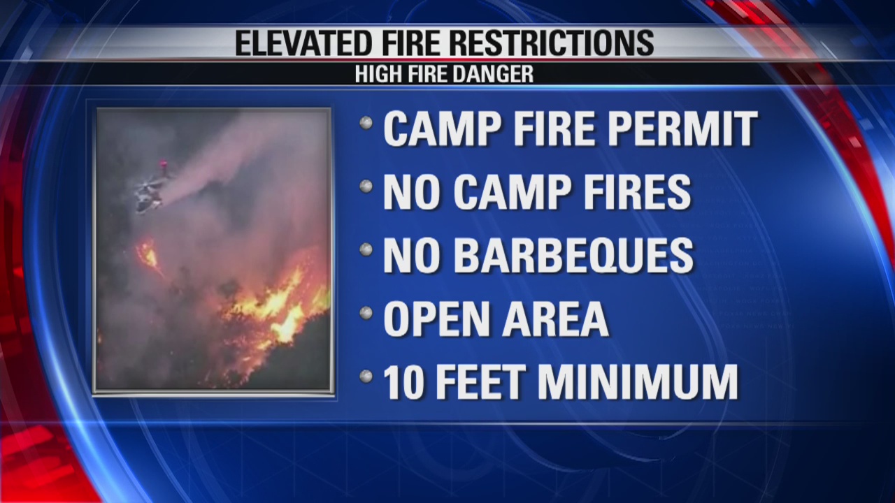 Elevated fire restrictions begin Monday in San Bernardino National Forest