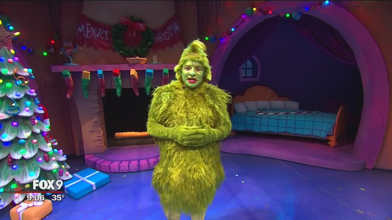 Todd Walker transforms into The Grinch
