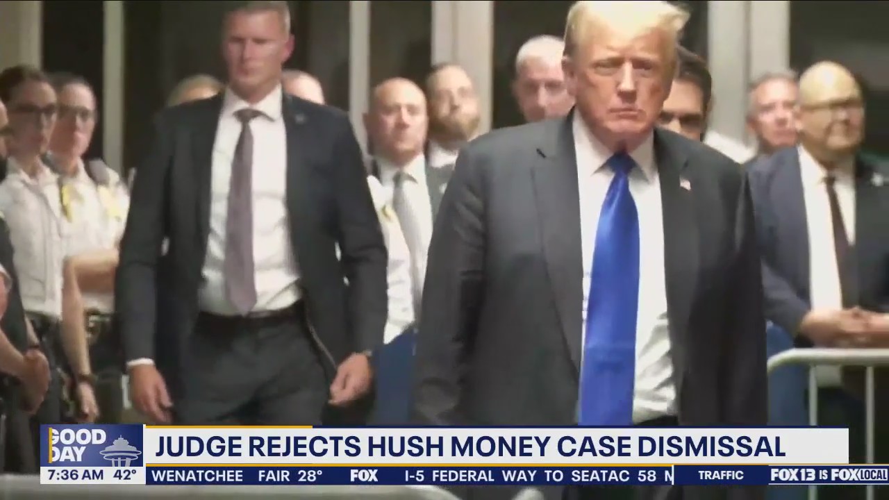 US judge rejects request to dismiss Donald Trump's hush money case