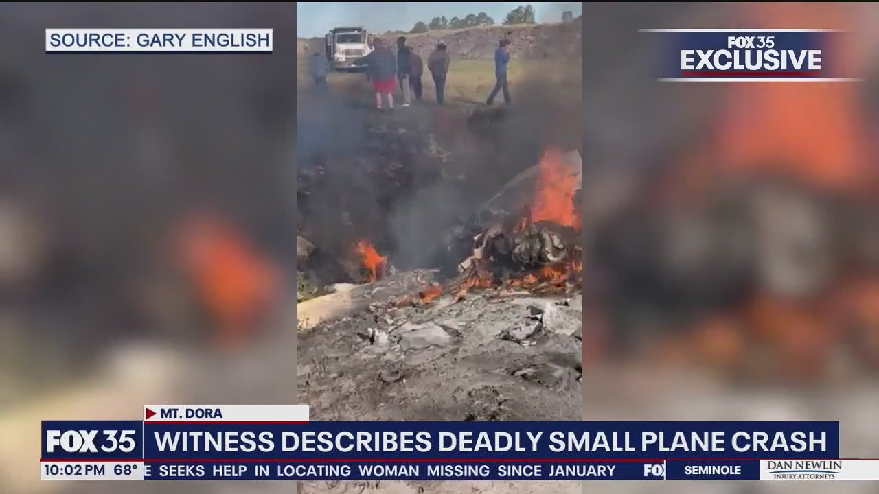 Pilot witnessed deadly plane crash in Florida | FOX 35 Orlando