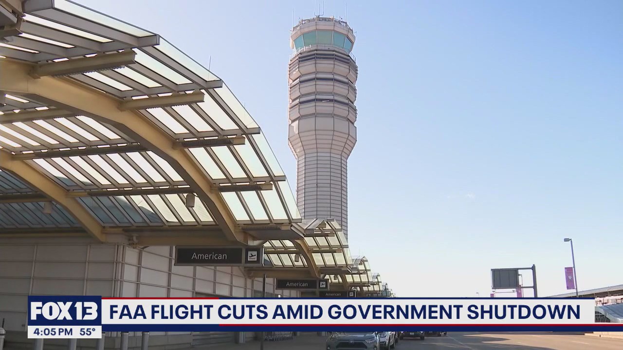 FAA to cut 10% of flights nationwide amid ongoing government shutdown