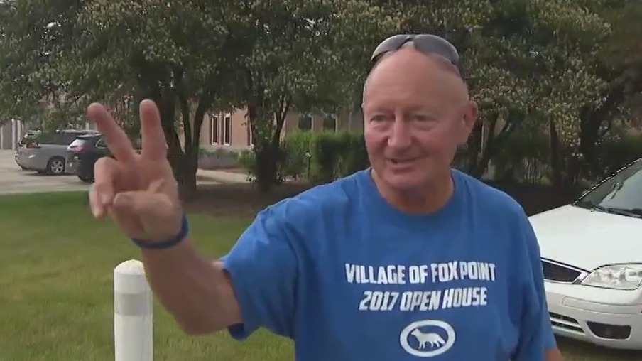 Fox Point garbage man's last day on the job