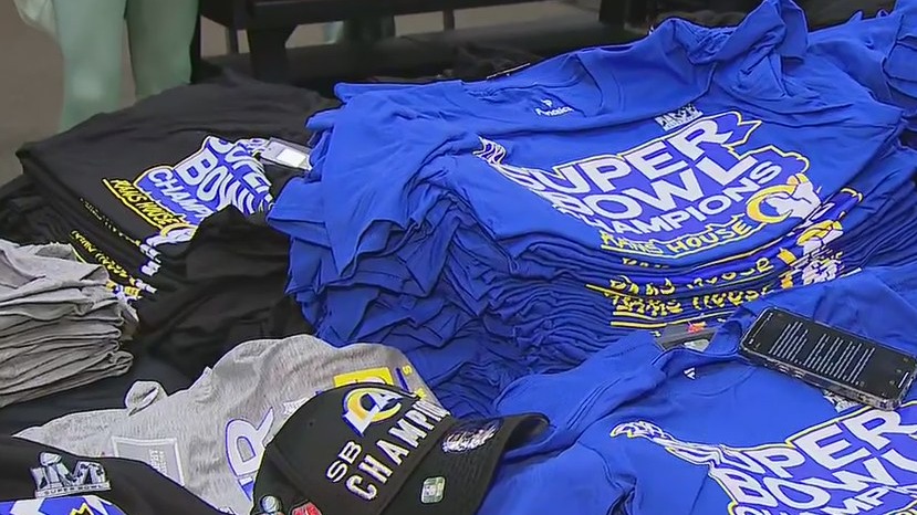 Rams win! Super Bowl LVI championship gear hits the stores