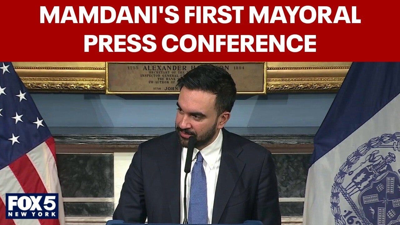 Mamdani's gives first press conference as NYC mayor