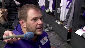 Vikings players react to Christian Darrisaw's injury
