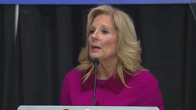 First Lady Jill Biden visits Cedars-Sinai