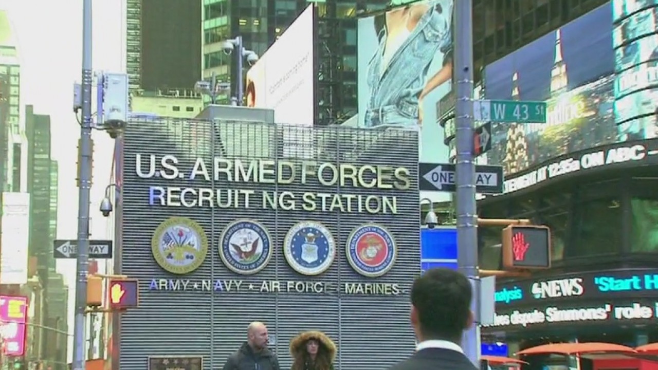 Military recruiters in New York City