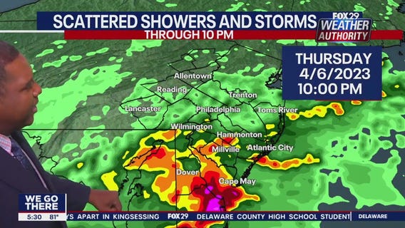 Weather Authority: 5 p.m. Thursday forecast