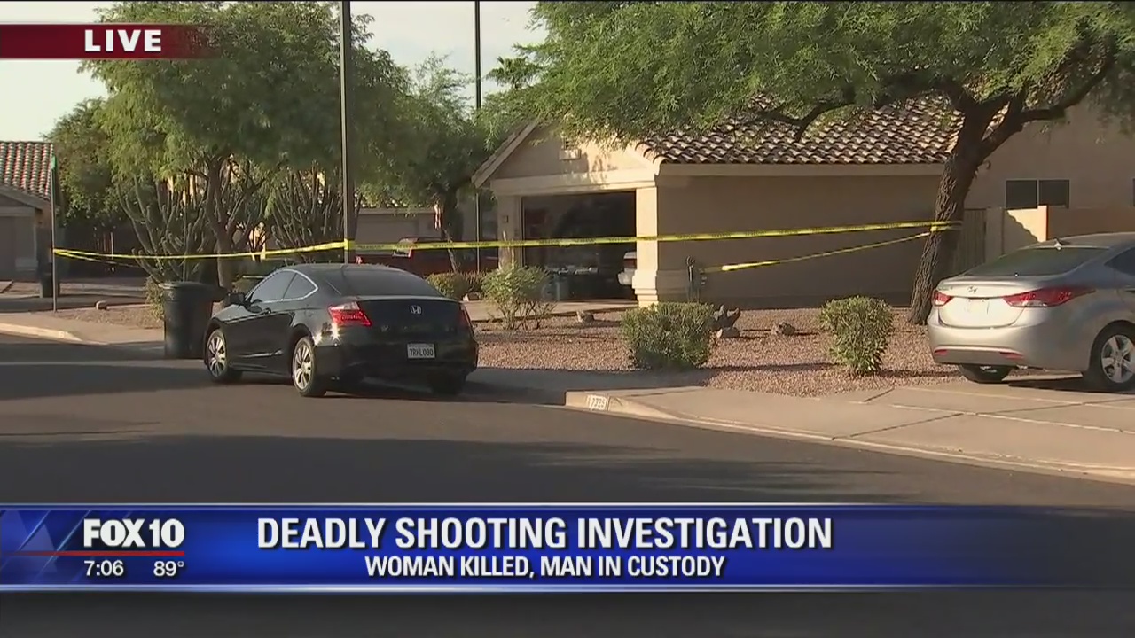 Deadly shooting leaves woman dead, man in custody
