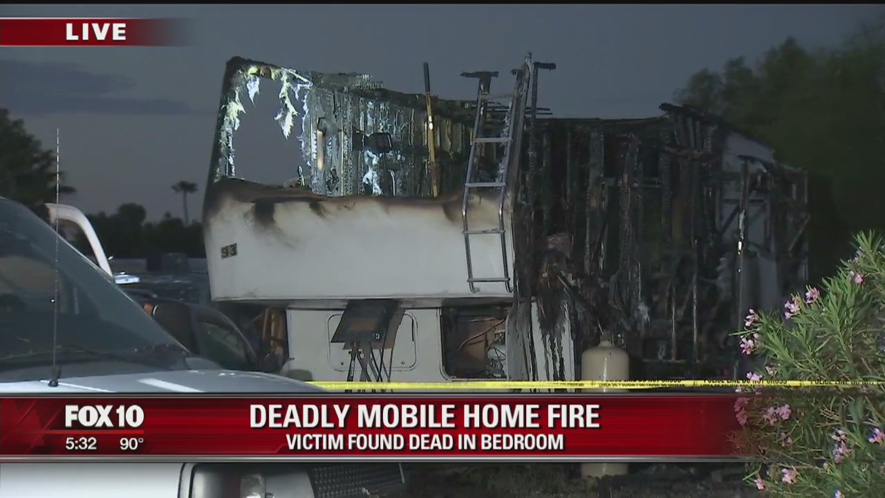 Police: 1 dead in Mesa mobile home fire | FOX 10 Phoenix