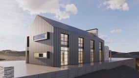 Architecture firm donates plan to fire-resistant home