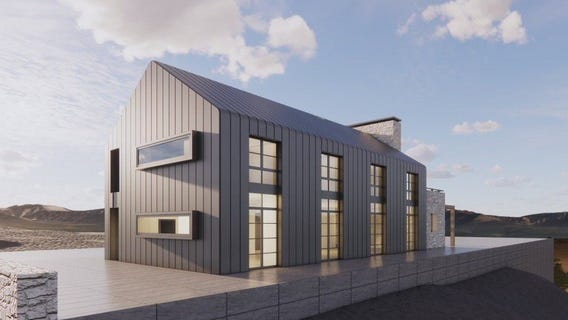 Architecture firm donates plan to fire-resistant home