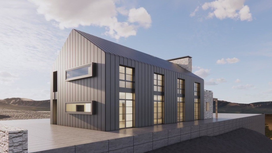 Architecture firm donates plan to fire-resistant home