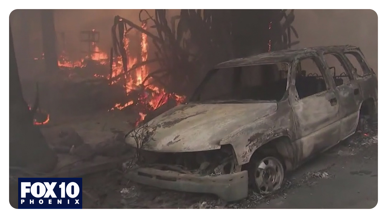 Mesa man helps family after home burns in LA fires