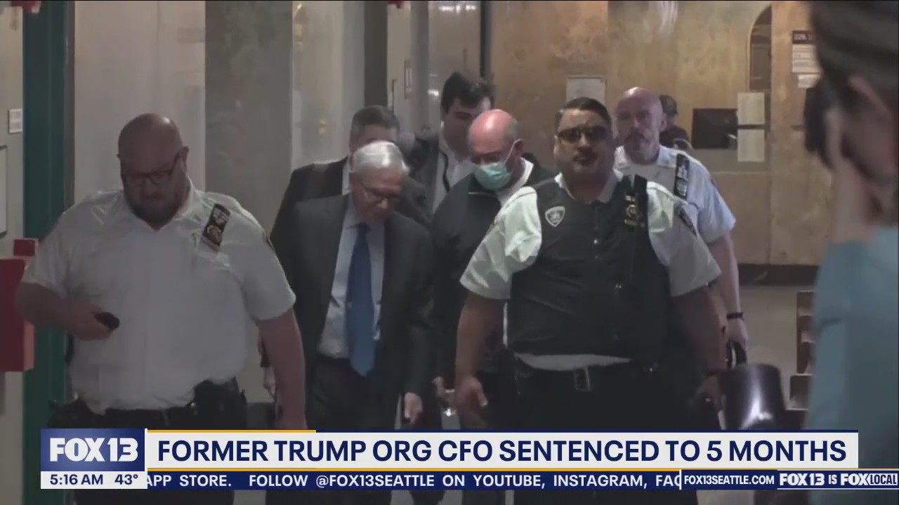Former Trump Org CFO sentenced to 5 months
