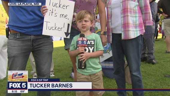 FOX 5 Zip Trip La Plata: Tucker and little Tucker!
