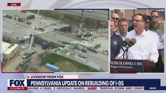 I-95 rebuild: Collapsed Philadelphia interstate to reopen this weekend, Gov. Shapiro says