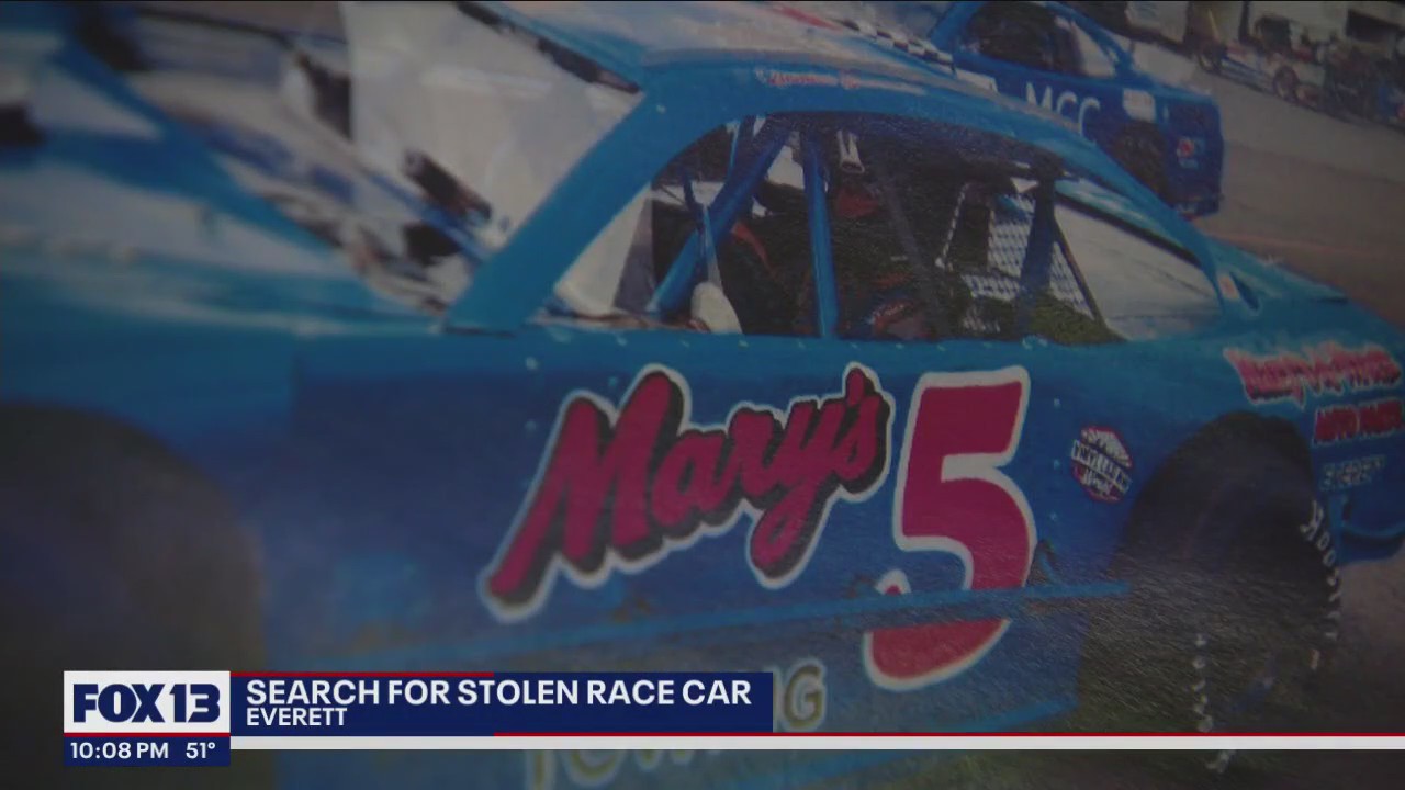 Thieves caught on camera stealing popular race car in Everett