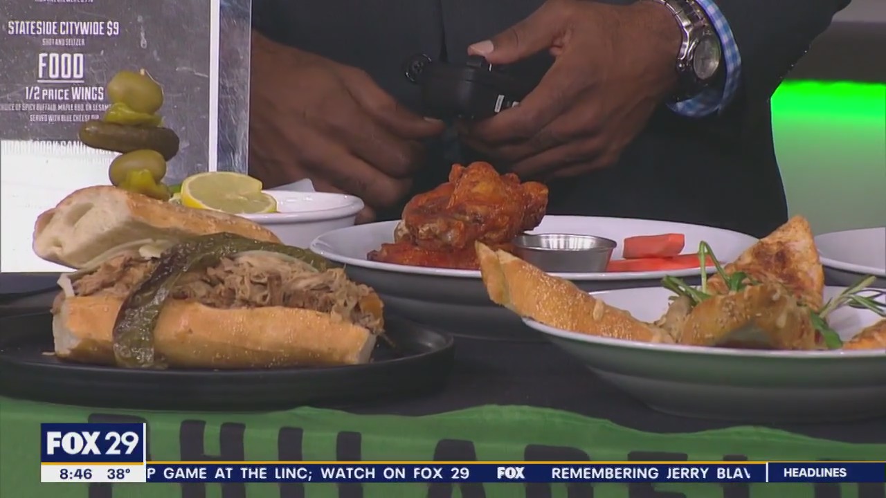 Eagles Phood: Philadelphia bar gets ready for the NFC Championship with Eagles-themed menu