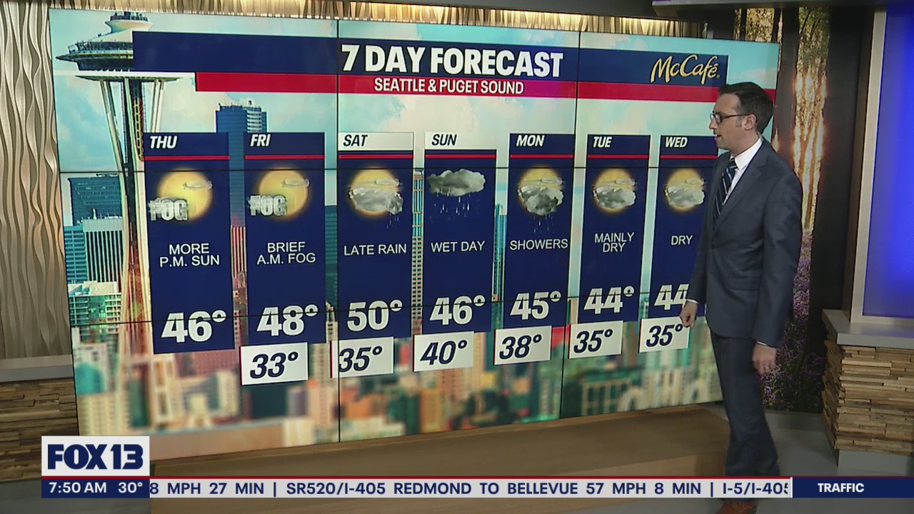 Fog will be back for Thursday morning