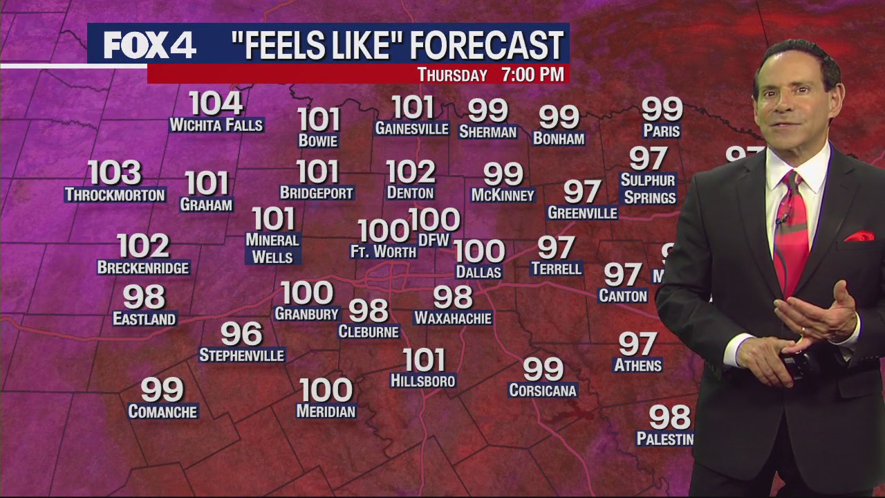 Dallas Weather: Aug. 1 morning forecast