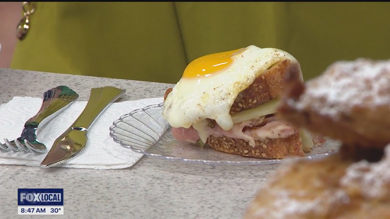 Chef Edgar Gonzalez from the Birmingham Pub cooks up Croque Madame