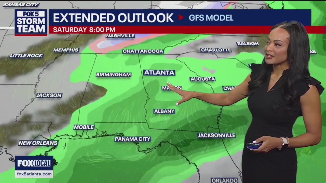 Friday afternoon forecast