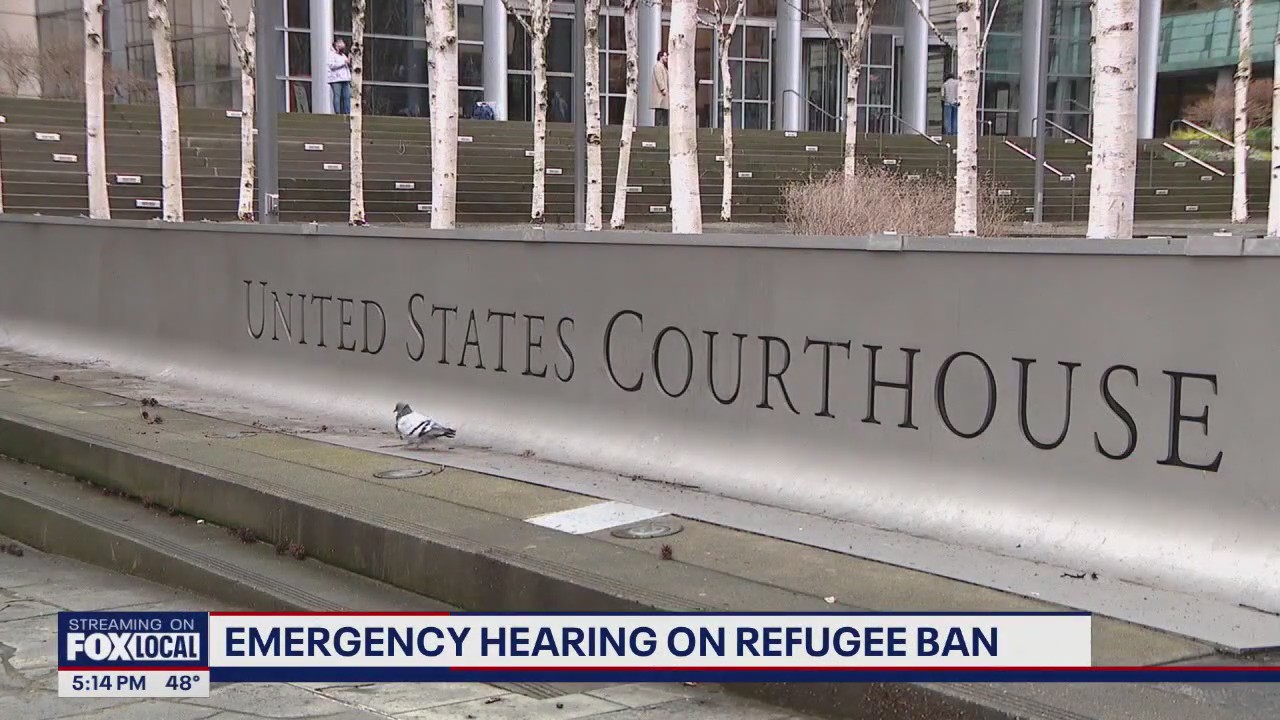 Emergency hearing held in Seattle lawsuit against Trump's refugee ban