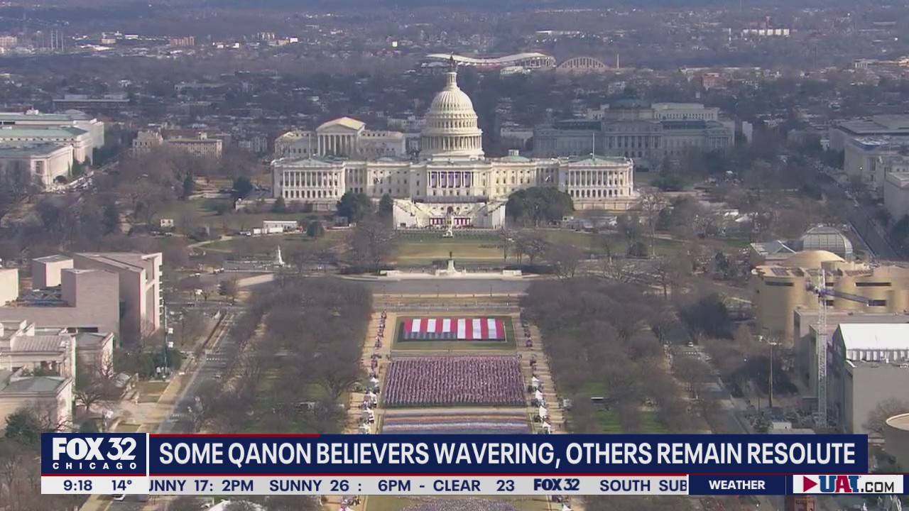 QAnon conspiracy theorists remain a force after Joe Biden's inauguration