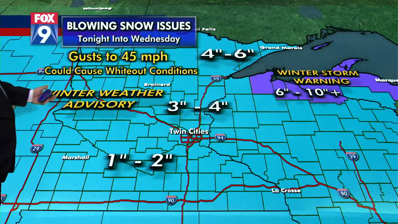 Mild Tuesday, but a dash of snow on the way for Twin Cities