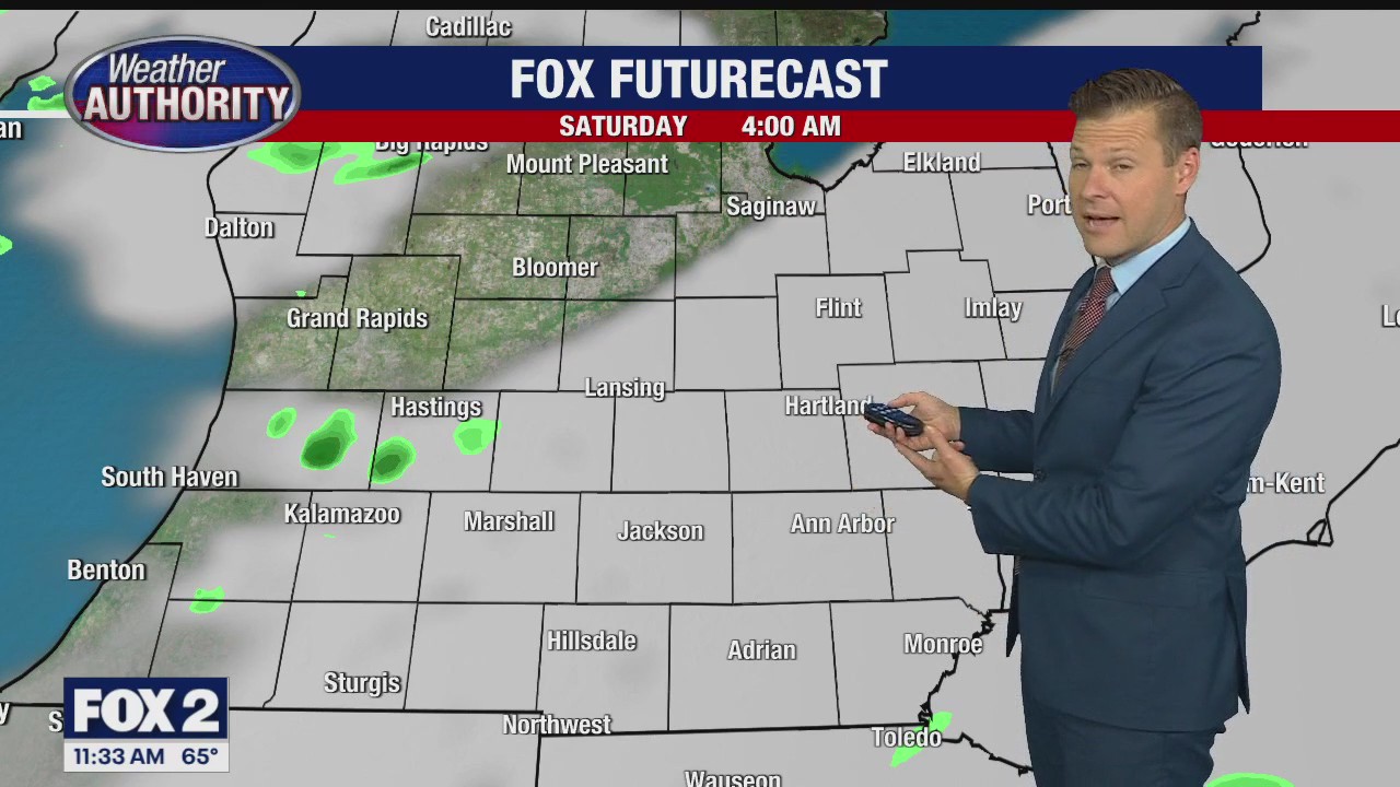 A slightly milder and windy Friday