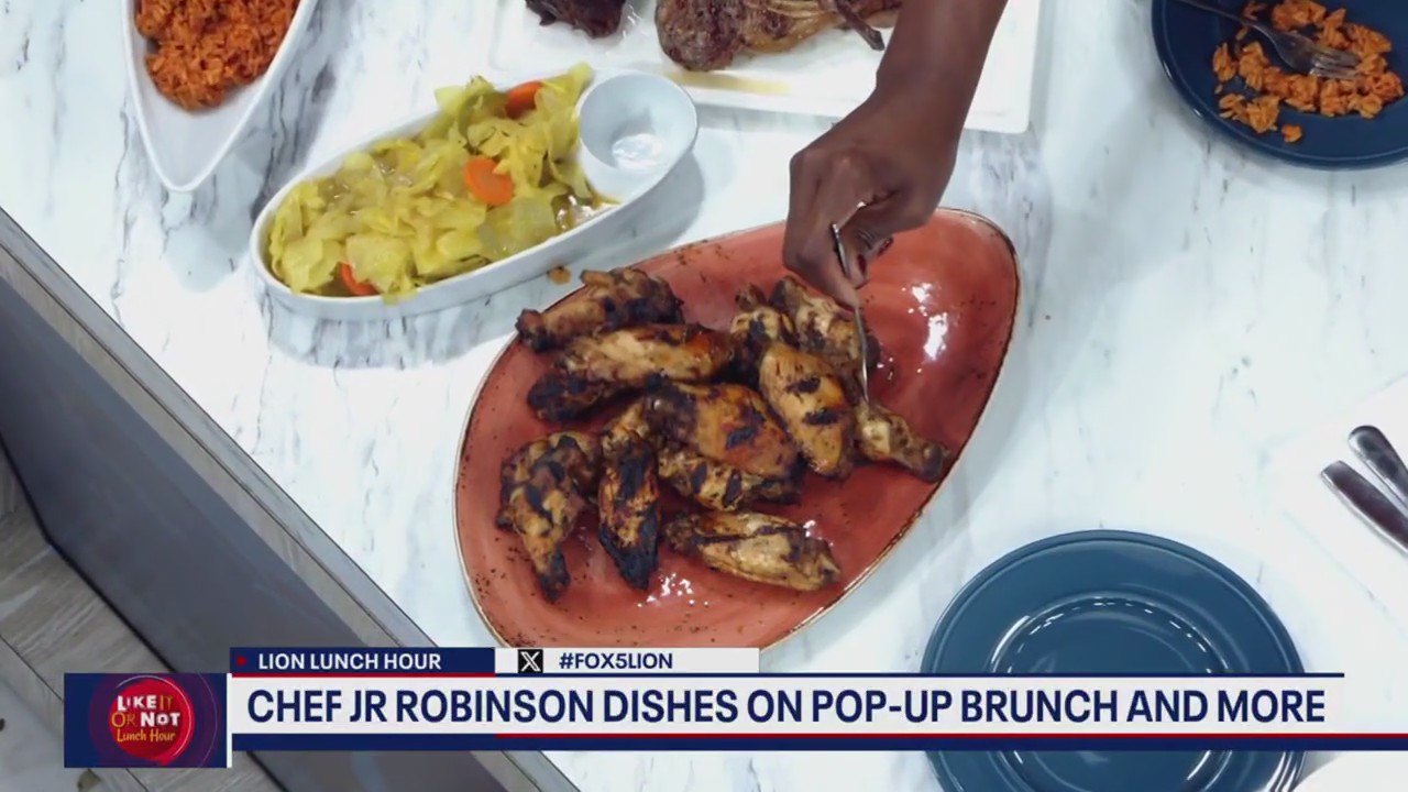 Chef JR finish up a delicious brunch!