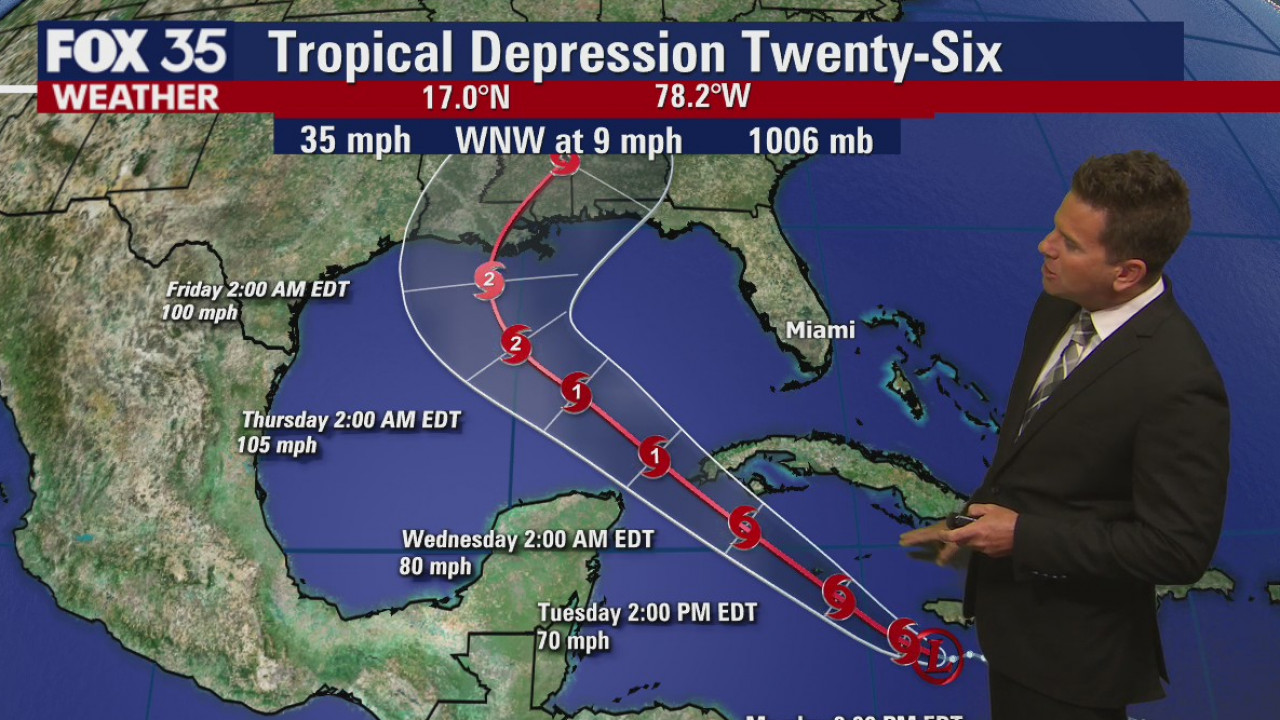 Tropical Depression 26 forms